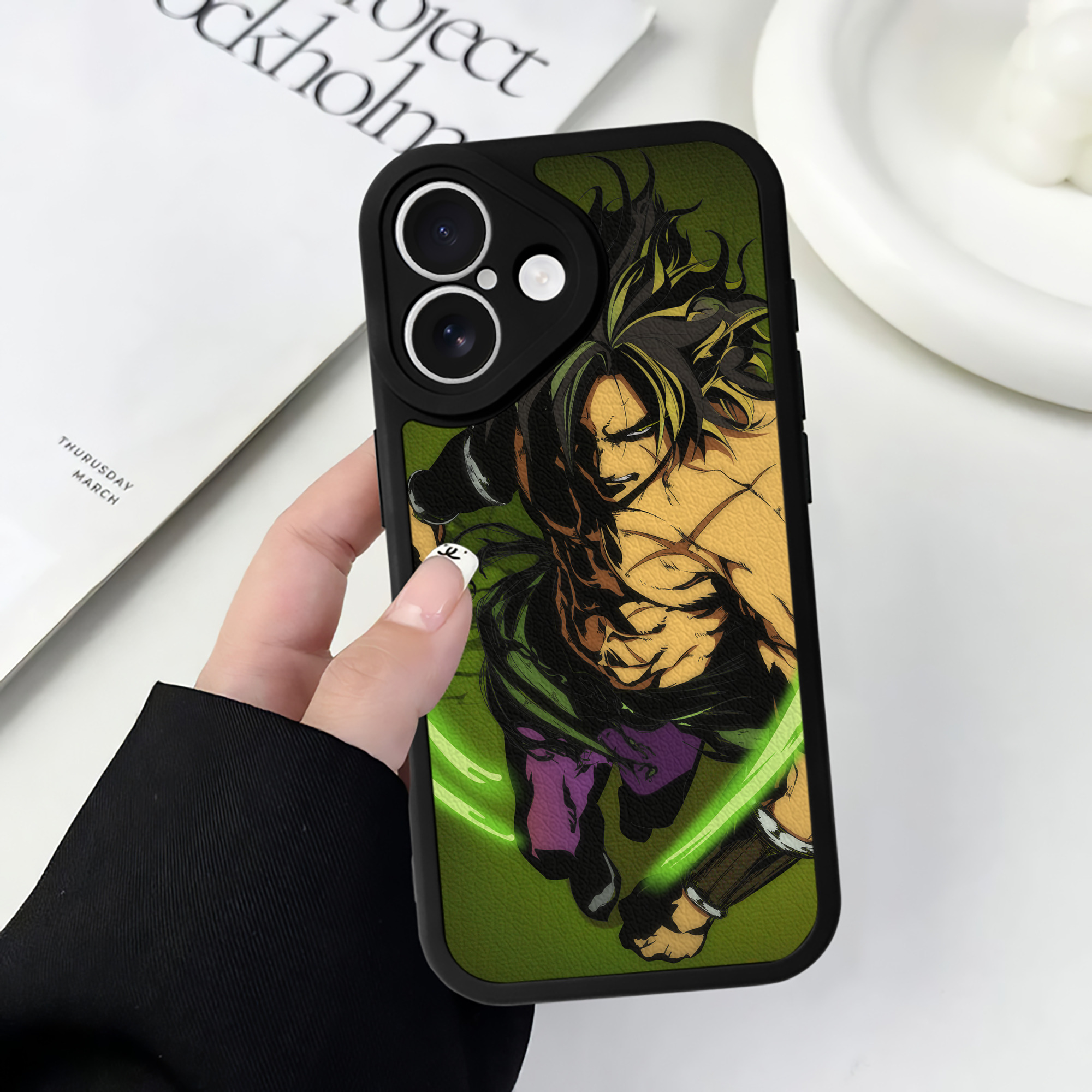 （画像用） ドラゴンボール DRAGON BALL 【iPhone 16シリーズ対応】シリコンスマホケース（レザー調） 材質：シリコン